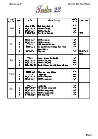 Giáo án Lớp 1 - Tuần 22 - GV: Nguyễn Thị Cẩm 
