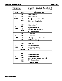 Giáo án Lớp 1 - Tuần 34 - GV: Nguyễn Thị Ry - Trường Tiểu học Xuân Lãnh 2