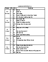 Giáo án Lớp 4 - Tuần 16 (tích hợp đầy đủ)