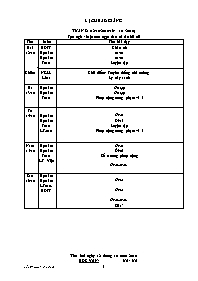 Giáo án Lớp 1 - Tuần 8 - GV: Trần Thị Minh Thuỷ