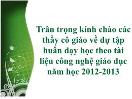 Giới thiệu môn Tiếng Việt lớp 1 - Công nghệ giáo dục (CGD)