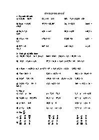 Ôn tập toán số