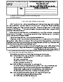 Bài kiểm tra cuối kì I môn Tiếng Việt lớp 5 (Đề 3) - Trường Tiểu học Minh Thuận 5