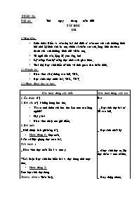 Giáo án các môn Lớp 4 - Tuần 21