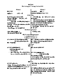 Giáo án giảng dạy Lớp ghép 1 + 2 - Tuần 9