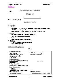 Giáo án Lớp 1 - Quyển 3 - Người thực hiện: Phan Thị Hiền - Trường Tiểu học Xá Nhè