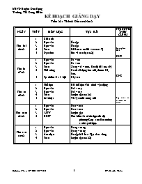 Giáo án Lớp 1 - Tuần 22 - GV: Nguyễn Thị La -
