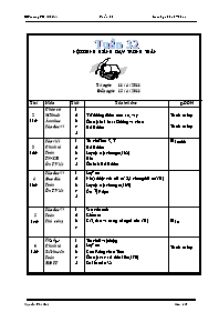 Giáo án Lớp 1 - Tuần 32 - GV: Nguyễn Thị Huệ - Trường TH Mỹ Cát