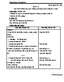 Giáo án Tập viết 1 - Tuần 19, 20, 21 - GV: Phan Thị Nguyệt - Trường Tiểu học Mai Đăng Chơn