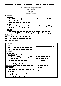 Giáo án Tiếng Việt 1 - Tuần 22 - Nguyễn Thị H