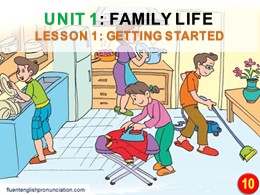 Bài giảng Tiếng Anh Lớp 1 - Unit 1: Family life - Lesson 1: Getting started