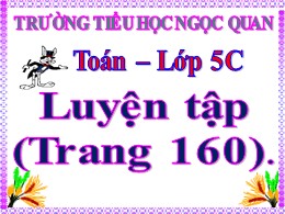 Bài giảng môn Toán Lớp 1 - Bài: Luyện tập (Tr