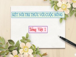 Bài giảng Tiếng Việt Lớp 1 - Bài 2: Đôi tai xấu xí - Sách Kết nối tri thức và cuộc sống