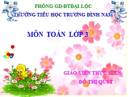 Bài giảng Toán Lớp 1 - Bài: Luyện tập trang 1