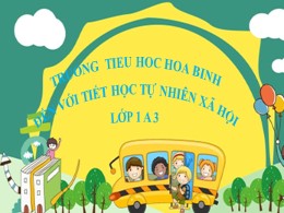 Bài giảng Tự nhiên và xã hội Lớp 1 - Bài 16: 