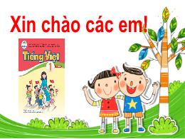 Bài giảng Tiếng Việt Lớp 1 (Cánh Diều) - Bài