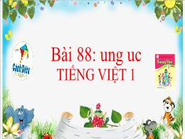Bài giảng Tiếng Việt Lớp 1 (Cánh Diều) - Bài 