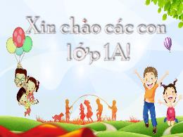 Bài giảng Toán Lớp 1 - Bài 33: Bảng cộng 4 tr
