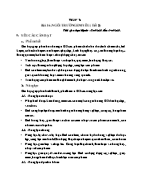 Giáo án Mĩ thuật Lớp 1 - Tuần 31 - Bài 16: Ng