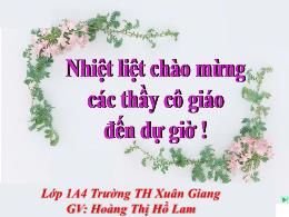Bài giảng Đạo đức 1 - Bài 11: Tự giác làm việ