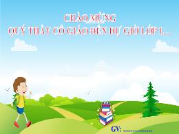 Bài giảng Tiếng Việt 1 - Bài 69: Ong, oc - Ho