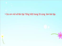 Bài giảng Tiếng Việt 1 - Bài: Luyện tập - Hoà