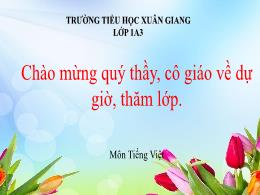 Bài giảng Tiếng Việt 1 (Kể chuyện) - Bài 105: