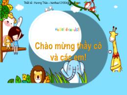 Bài giảng Tiếng Việt 1 (Kết nối tri thức) - C