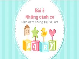 Bài giảng Tiếng Việt 1 (Kết nối tri thức) - C