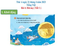 Bài giảng Tiếng Việt 1 (Kết nối tri thức) - C