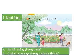 Bài giảng Tiếng Việt 1 (Kết nối tri thức) - C