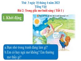 Bài giảng Tiếng Việt 1 (Kết nối tri thức) - C