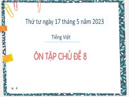 Bài giảng Tiếng Việt 1 (Kết nối tri thức) - C