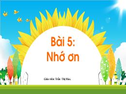 Bài giảng Tiếng Việt 1 (Kết nối tri thức) - C