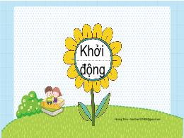 Bài giảng Tiếng Việt 1 (Kết nối tri thức) - C