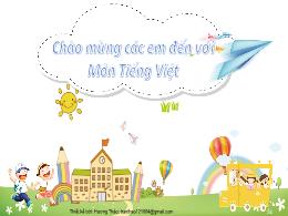 Bài giảng Tiếng Việt 1 (Kết nối tri thức) - C
