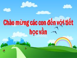 Bài giảng Tiếng Việt 1 - Tuần 17 - Bài 97: Oe