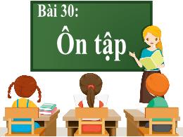 Bài giảng Tiếng Việt 1 - Tuần 6 - Bài 30: Ôn 