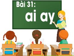 Bài giảng Tiếng Việt 1 - Tuần 7 - Bài 31: Ai,