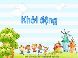 Bài giảng Tiếng Việt Lớp 1 (Kết nối tri thức)