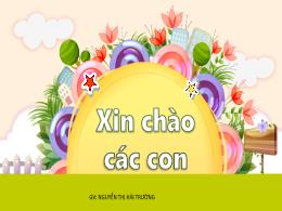 Bài giảng Tiếng Việt  Lớp 1 (Kết nối tri thức