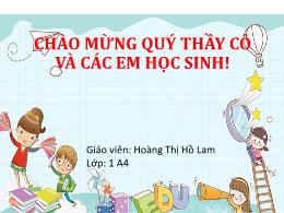 Bài giảng Toán 1 - Bài 21: Luyện tập - Năm họ