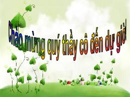Bài giảng Toán 1 - Bài 29: Bảng cộng 3 trong 