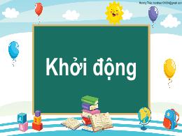 Bài giảng Toán 1 (Kết nối tri thức) - Chủ đề