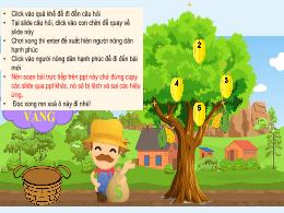 Bài giảng Toán 1 (Kết nối tri thức) - Chủ đề