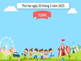 Bài giảng Toán 1 (Kết nối tri thức) - Chủ đề