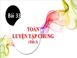 Bài giảng Toán 1 (Kết nối tri thức) - Chủ đề 