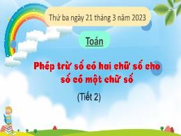 Bài giảng Toán 1 (Kết nối tri thức) - Chủ đề