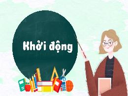 Bài giảng Toán 1 (Kết nối tri thức) - Chủ đề