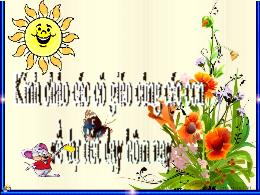 Bài giảng Mầm non Lớp Mầm - Thơ: Em yêu nhà e